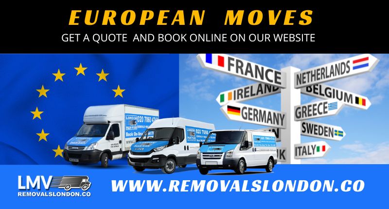 Removals London offers regular European Moves