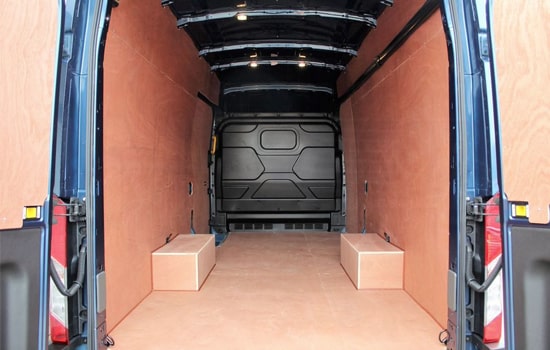 Hire Extra Large Van and Man in Clay Hill - Inside View