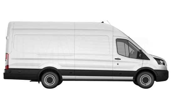Hire Extra Large Van and Man in Enfield Town- Side View