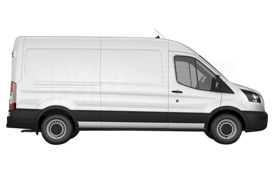 Hire Large Van and Man in Old Oak Common - Side View